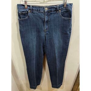 Gloria Vanderbilt Jeans Womens Size 12 Blue Amanda Missy High Rise Straight